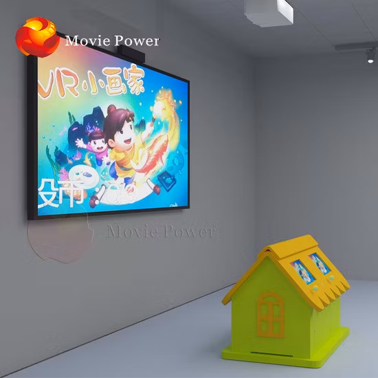 Coin Operated Kids Vr Games Magic Painting Fish Interactive Game Machine
