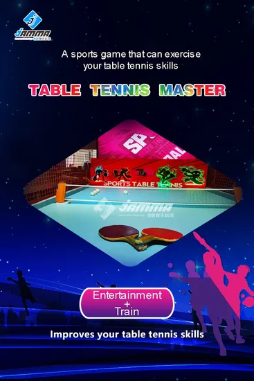 Improve Table Tennis Skills with Ar Sports Game Simulator Machine